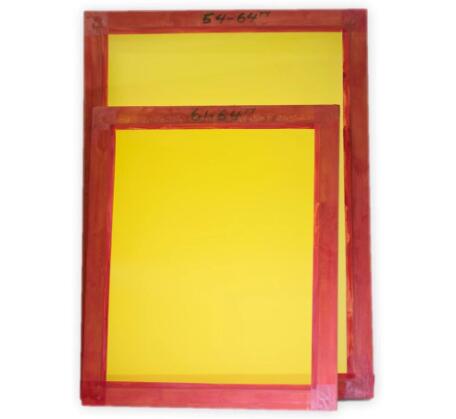 White or yellow silk screen printing mesh